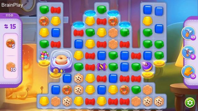 Homescapes - Level 1158 Hard Level No Boosters Gameplay Walkthrough - New Update смотреть онлайн