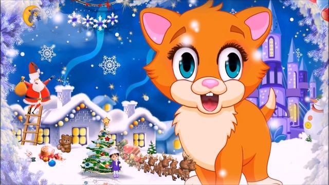 Кошечка Мари поздравляет всех с Новым Годом и Рождеством!!! смотреть онлайн