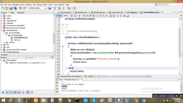 scanner class and user defined methods смотреть онлайн