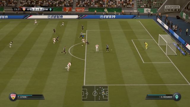 Halbfinale Pokalspiel⚽ Fifa 19 Karriere⚽ #21 VfB Stuttgart смотреть онлайн