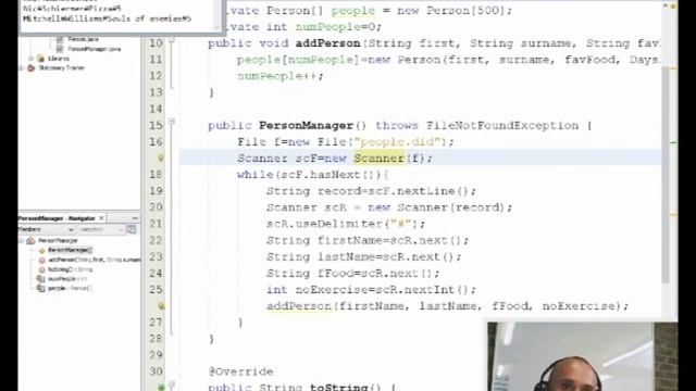 Reading From File in JAVA 102 Adding To Array Part 2 смотреть онлайн