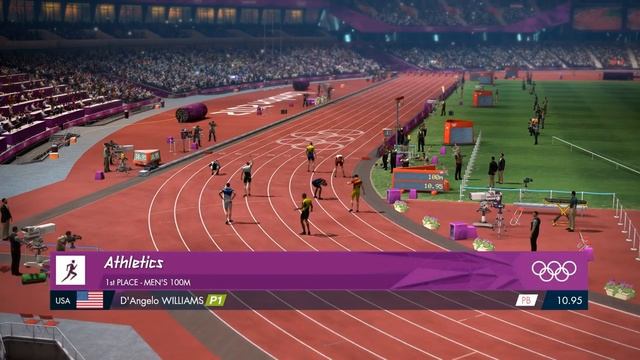 London 2012: The Official Video Game - Men's 100m смотреть онлайн