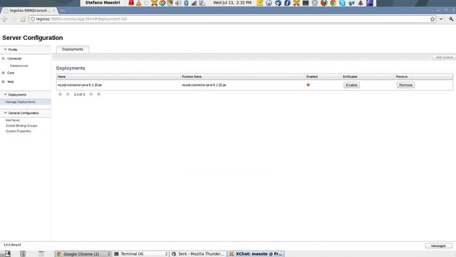 creating a jdbc driver in AS7 standalone mode using web console смотреть онлайн