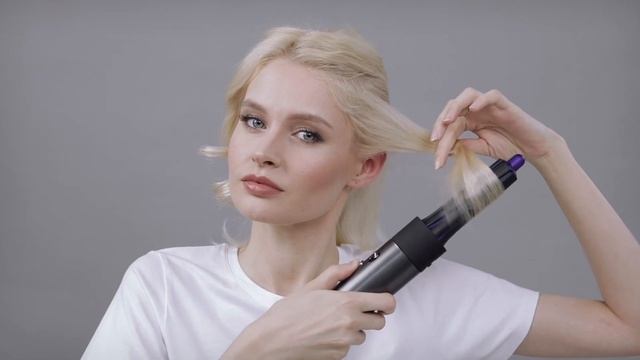 Создание локонов с помощью стайлера Dyson Airwrap на коротких волосах