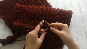 ВЯЗАНИЕ?. Снуд английской резинкой / Снуд в два оборота / Снуд спицами .❄️