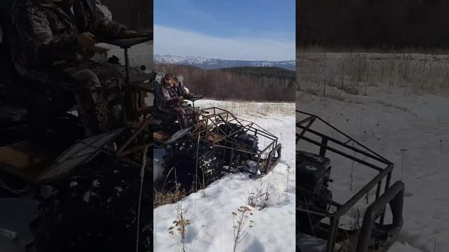 Испытали вездеход на реке Юрюзань и в труднопроходимых местах. смотреть онлайн