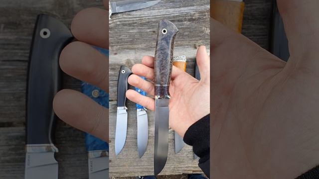 7 ножей из наличия. Elmax, Х12МФ, K340 И VG10