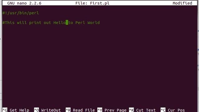 First Perl Program смотреть онлайн