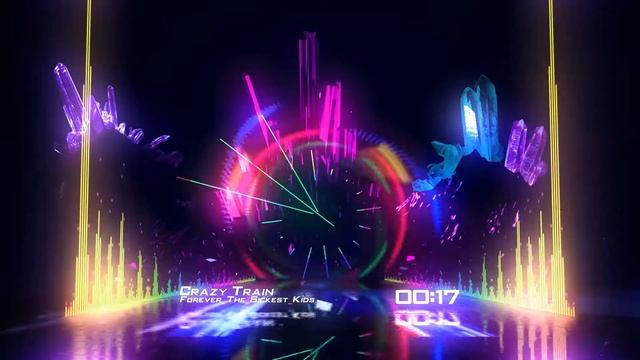 Audio spectrum VFX / Анимированный эквалайзер (Crazy Train - Forever The Sickest kids) смотреть онлайн