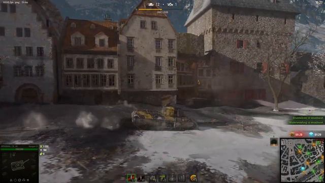 World Of Tanks. Стальной охотник. Карта Зона 404. Танк HURAGAN. Марадер на крыше. Лёгкая победа. смотреть онлайн