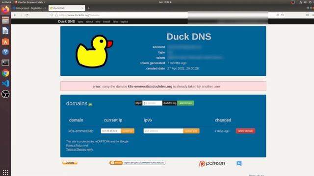 Crea un DOMINIO (fino a 5) FREE con DuckDNS смотреть онлайн