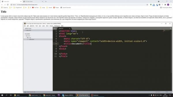 HTML для начинающих | #8 – Базовая структура HTML документа