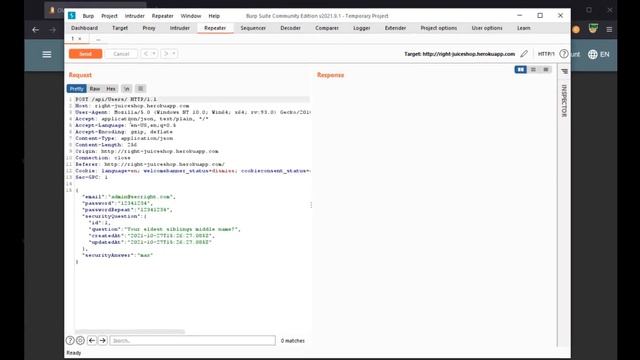 Owasp level 3 | Admin Registration Juice Shop смотреть онлайн