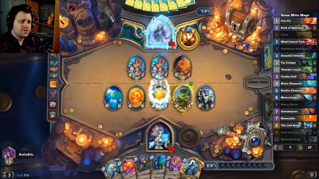 Boom Mitts Mage vs Cloning Gallery Quest Priest - Hearthstone смотреть онлайн