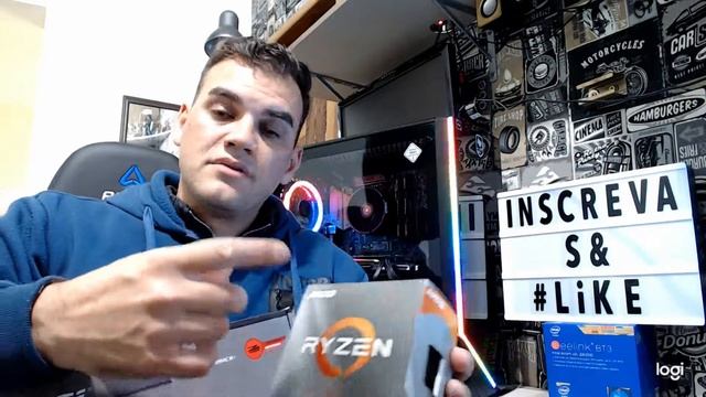 Como usar MSI B450 TOMAHAWK e RYZEN 3600 - RESOLVIDO смотреть онлайн