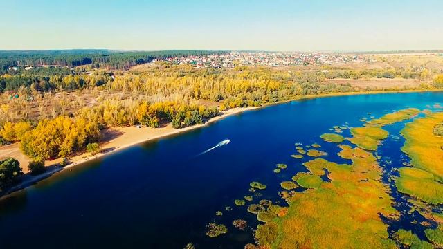 DJI Phantom 3. Река Сок. 20.09.2015. Sok river. Autumn, september 2015. смотреть онлайн