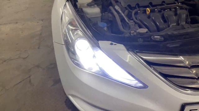 Hyundai Sonata 2013 установили biled линзы viper начали мерцать соправтивление 25 50 100 W обманки смотреть онлайн