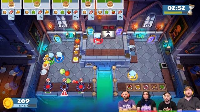 Overcooked 2 - #7 - Rafting and Frying! (4 Player Gameplay) смотреть онлайн