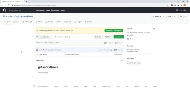 Non-Zero Days: Git Workflows смотреть онлайн