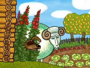 Мультфильм Хуторок. Выпуск 1. Баран, Пёс, Кот и баба Зина.mp4