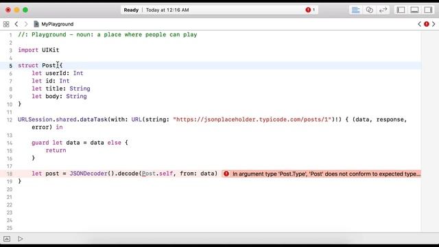 JSON parsing with Swift 4 смотреть онлайн
