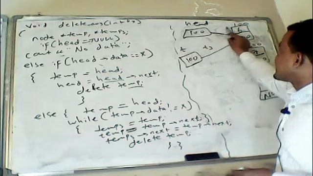 #34 Singly linked list Delete any node using the data Tutorial in Amharic | በአማርኛ смотреть онлайн