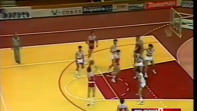1985 CSKA (Moscow, USSR) - KK Cibona (Zagreb) 66-71 Basketball Champions Cup, Full Match