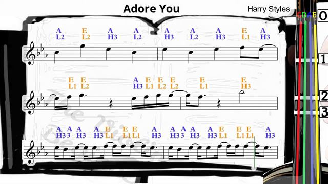 Adore You | Harry Styles | Violin SHEET MUSIC [With Fingerings] [Level 4] смотреть онлайн