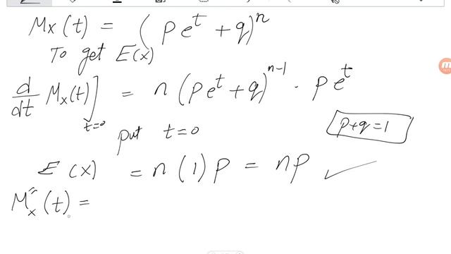 Lecture 8.2 - Moment Generating Function of a Random Variable смотреть онлайн