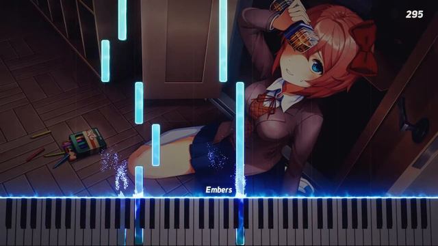 INTERDIMENSIONAL SCYTHE - sayo_nara 【DDLC sayo-nara Am Key Piano Cover】 смотреть онлайн