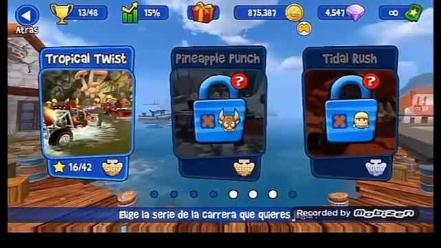 Обзор игры "Beach Buggy Racing" смотреть онлайн