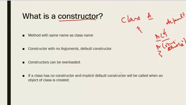 Java Constructor смотреть онлайн