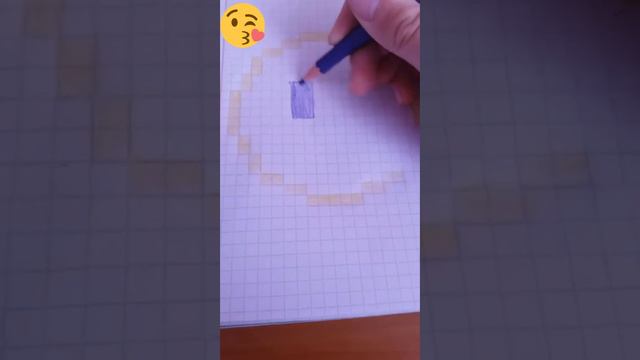 😜Рисую эмоджи по клеточкам😘 смотреть онлайн