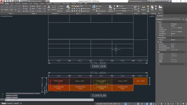German Style Kitchen in Autocad Tutorial смотреть онлайн