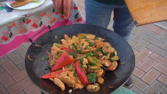 CROCODILE MEAT On A CHARCOAL GRILL, GRILLED CROCODILE MEAT.