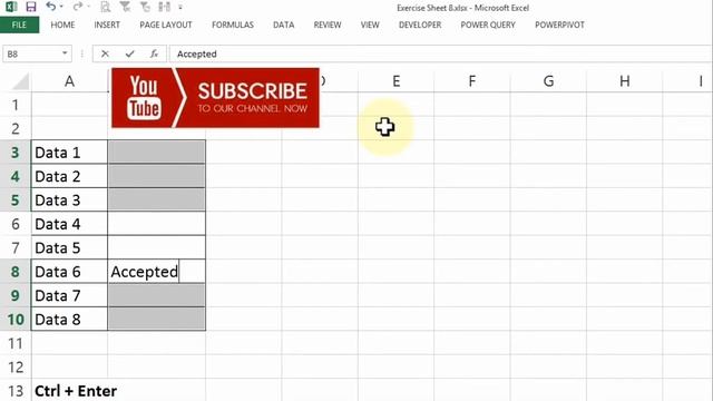 Excel Shortcut: Ctrl + Enter in Excel | Hindi смотреть онлайн