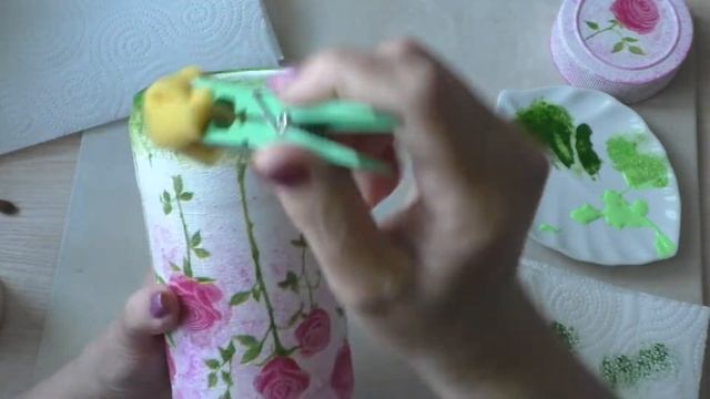 Сказочная Фея Роз/diy/декор кофейной банки/coffee Can Decor