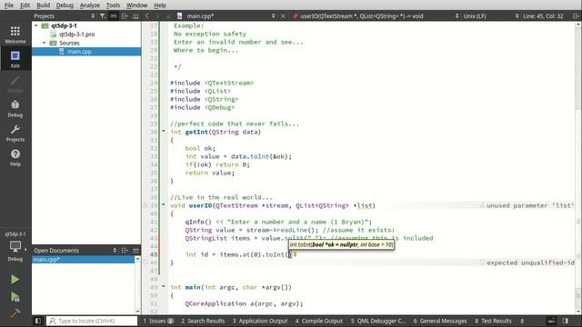 No Exception Safety - Qt 5 Design Patterns смотреть онлайн