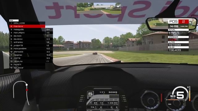 Assetto Corsa Audi TT Cup Mogauto VRG Imola sala 2 смотреть онлайн