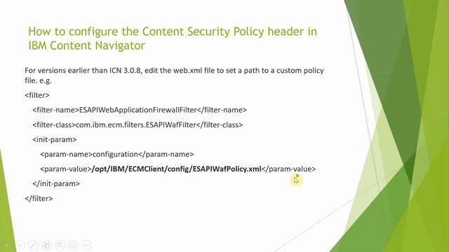 How to configure the Content Security Policy header in IBM Content Navigator смотреть онлайн