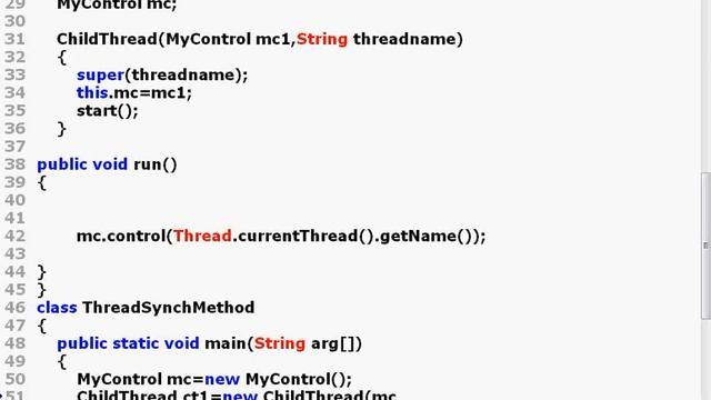 Java Programming Part 49 Thread Synchronization For Method смотреть онлайн