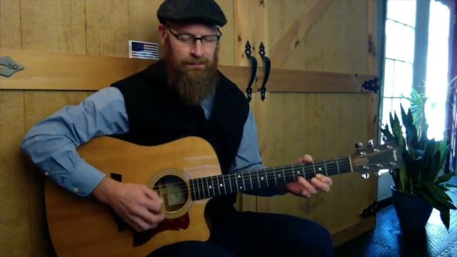 Easy Bluegrass Guitar Solo #1 - Freeborn Man! смотреть онлайн