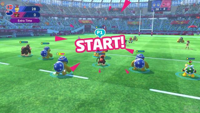 Mario & Sonic at the Olympic Games Tokyo 2020 - Rugby Sevens (All Characters) смотреть онлайн