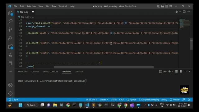 9. Scraping website data - II | Fetching details from the whole page -Python смотреть онлайн