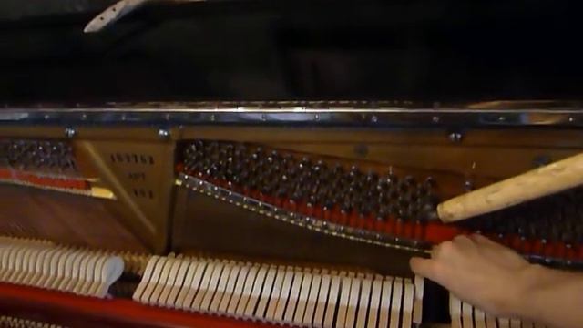 немного о настройке пианино (после забивки колка)