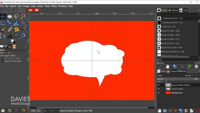 How to Create a Comic Speech Bubble in GIMP смотреть онлайн