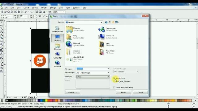 How to export file in coreldraw , convert cdr to jpg , learn coreldraw in hindi , tips & tutorial смотреть онлайн