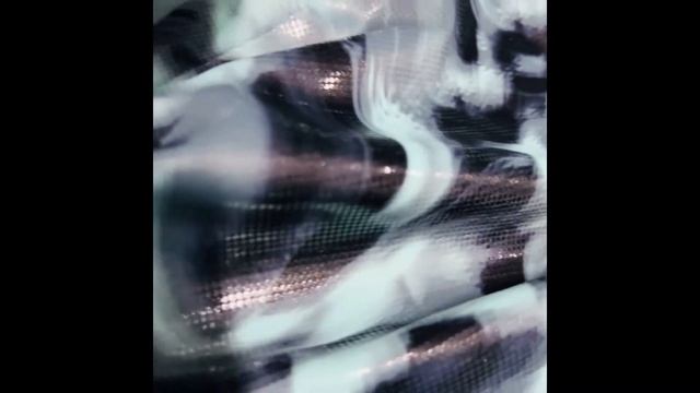 Metallic Aqua Tie Dye Print Nylon Spandex Fabric 4 Way Stretch смотреть онлайн