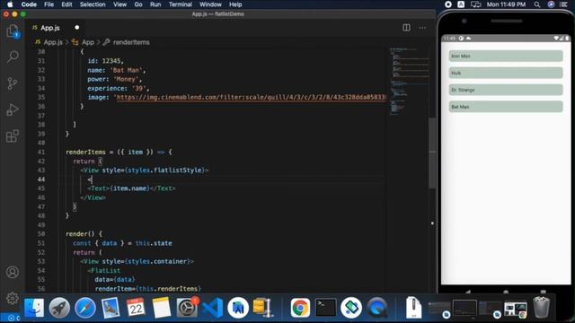 How to use Flatlist in ReactNative || Remove/Delete particular Item from Flatlist || By Gulsher Kha смотреть онлайн