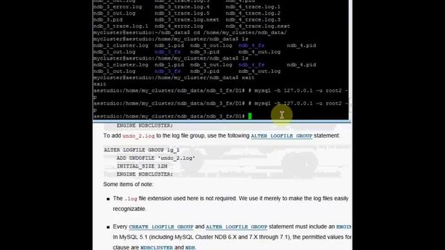 Para MySQL Cluster de 5.1 a 7.1. Tablas de datos de MySQL Cluster en disco 5/13 смотреть онлайн